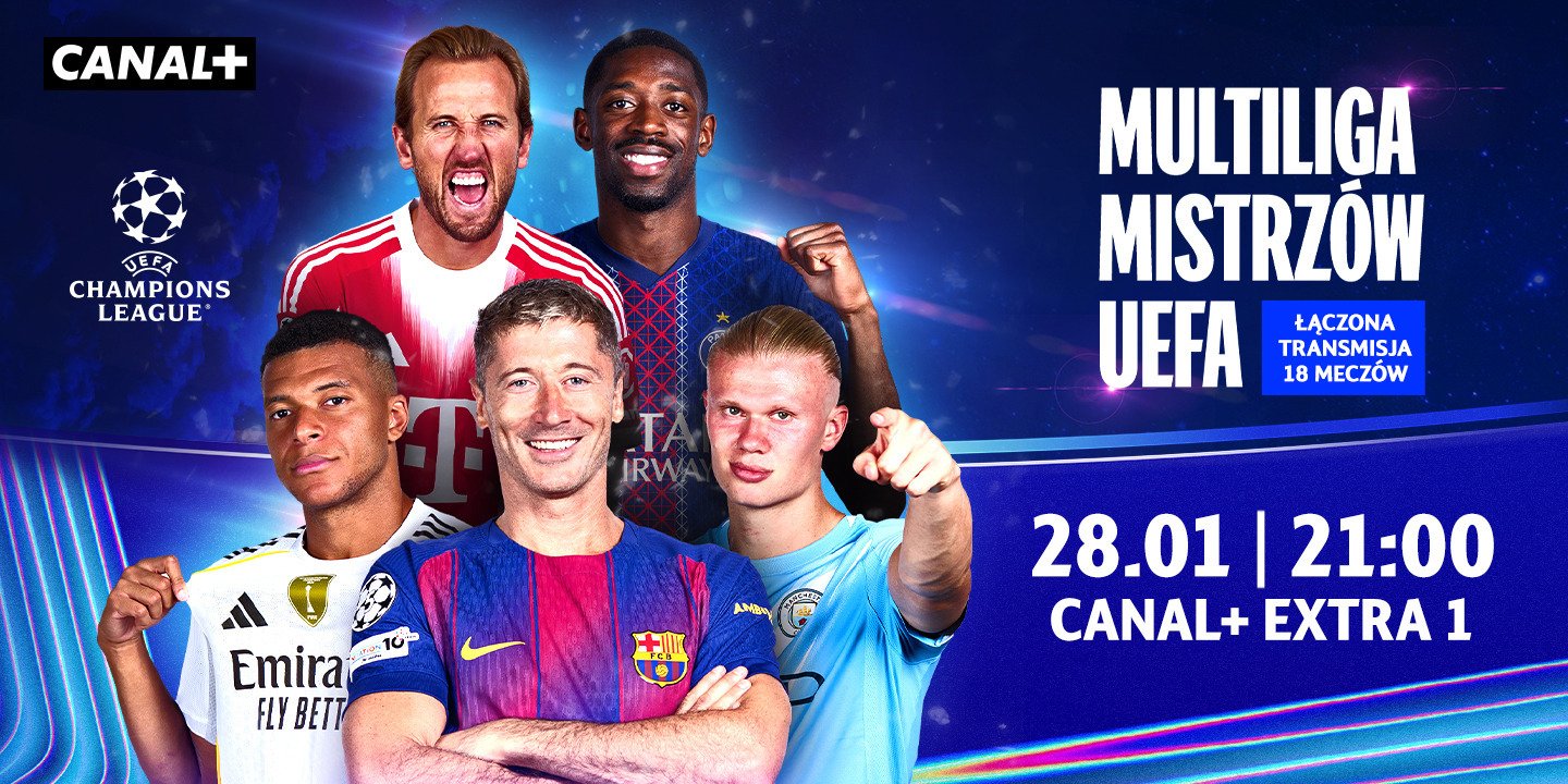 Wszystkie mecze 8. kolejki fazy ligowej UEFA Champions League i Multiliga Mistrzów UEFA tylko w CANAL+!