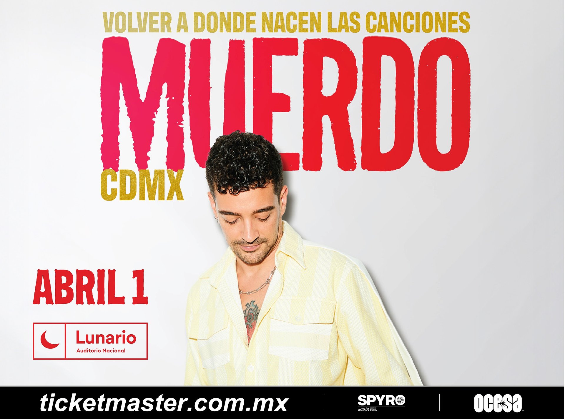 Muerdo regresa a México para ofrecer un concierto imperdible lleno de ritmo, palabra y viaje