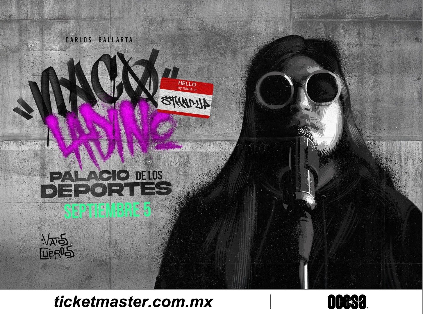 CARLOS BALLARTA HARÁ HISTORIA: NACO LADINO, EL PRIMER SHOW DE STANDUP EN CONQUISTAR EL PALACIO DE LOS DEPORTES