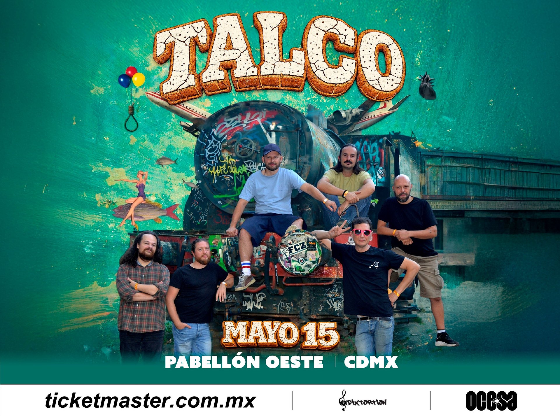 ¡Desde Italia regresa Talco a CDMX para hacer vibrar el Pabellón Oeste con una noche cargada de Punkchanka!