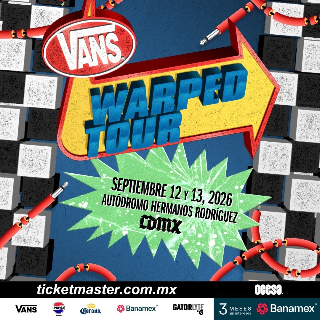 CON 30... Y TANTOS DÍAS DEL VANS WARPED TOUR SE DA INICIO A LOS ANUNCIOS DEL LINE UP 2026