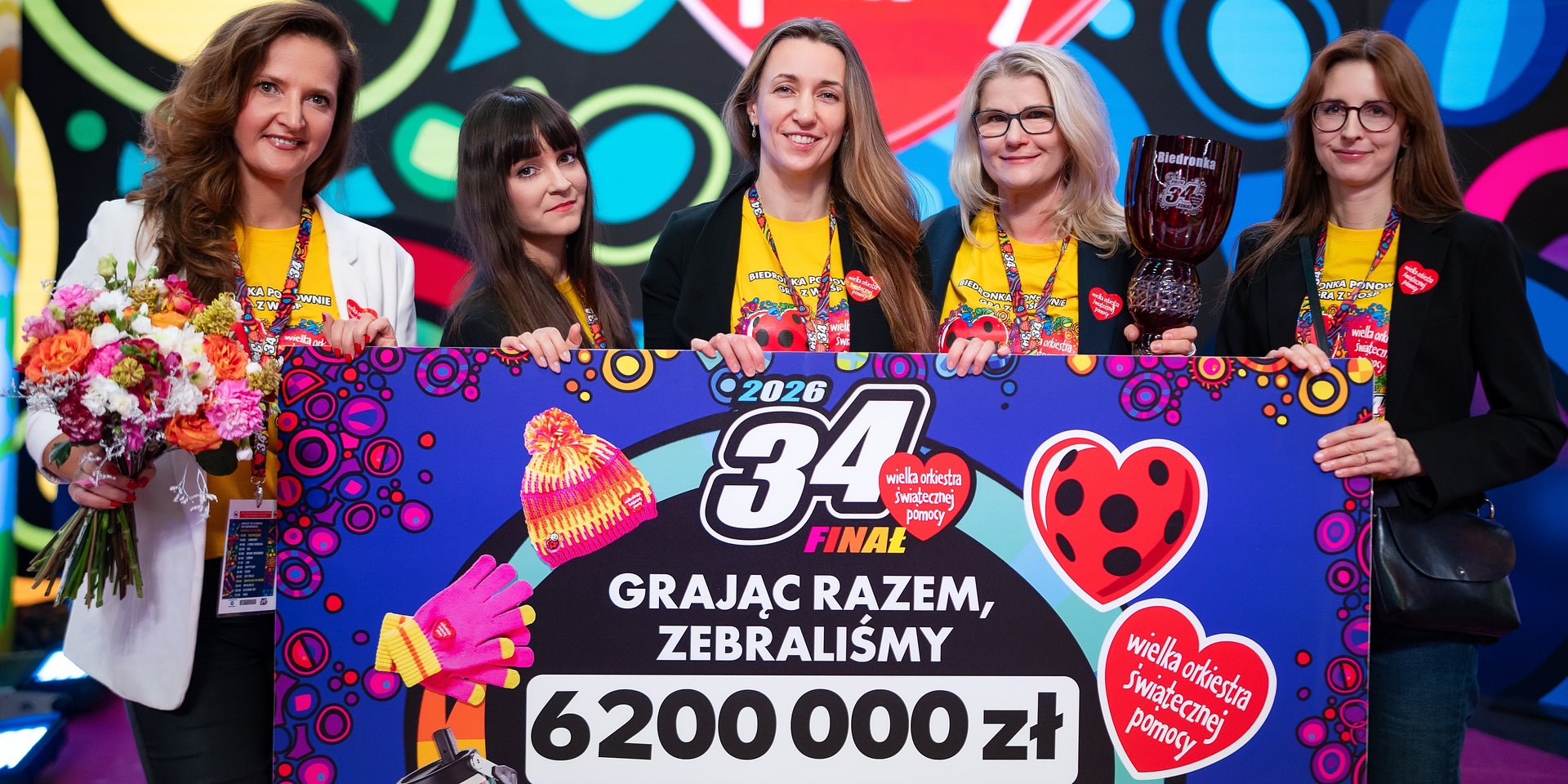 Ponad 6 milionów złotych od Biedronki i jej klientów na wsparcie 34. Finału WOŚP