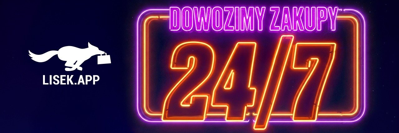 Lisek uruchamia dostawy zakupów 24/7. Pilotaż w Poznaniu
