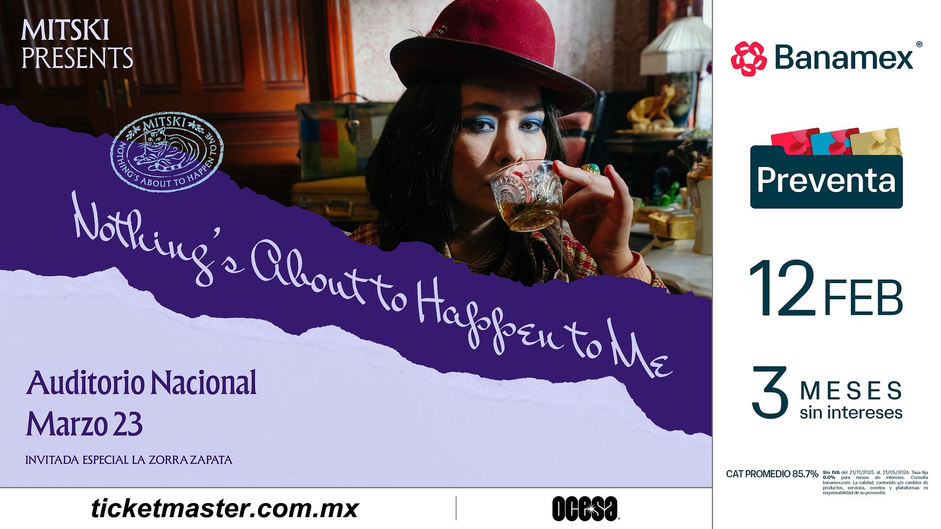 ¡Mitski anuncia nuevo álbum, Nothing's About to Happen to Me y una fecha en CDMX!