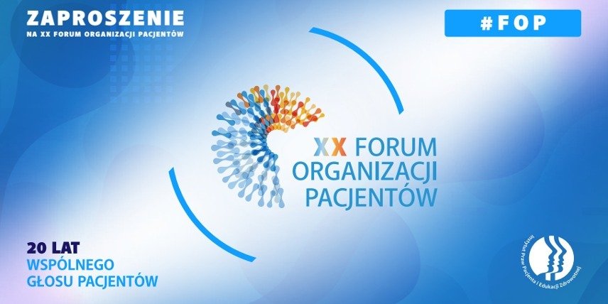 Dwie dekady rzecznictwa. Jubileuszowe XX Forum Organizacji Pacjentów już za tydzień!