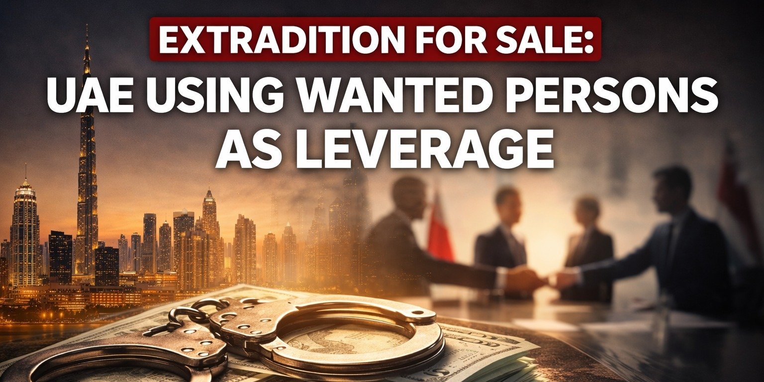 Extradition for Sale UAE Using Wanted Persons as Leverage