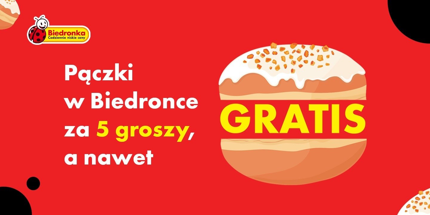 W Tłusty Czwartek w Biedronce pączki za 5 groszy, a nawet gratis
