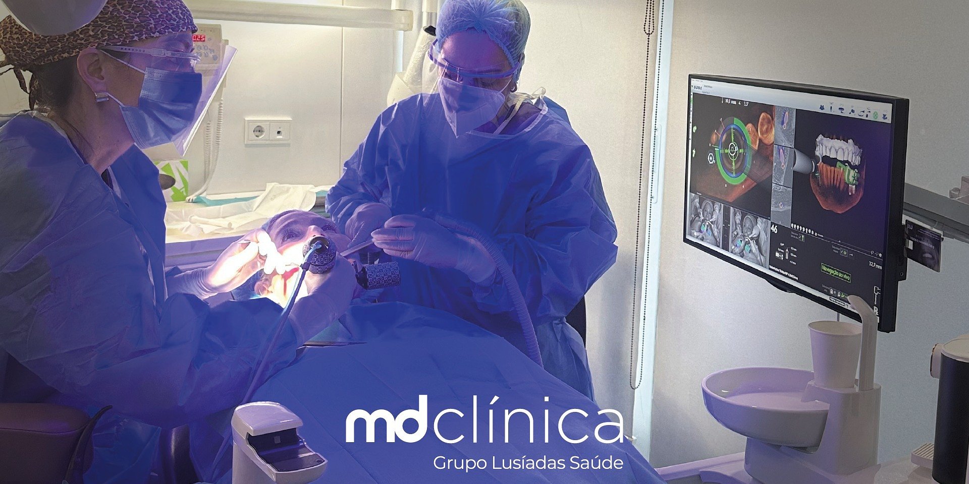 MD Clínica realiza cirurgia dentária inovadora em Portugal com navegação dinâmica em tempo real