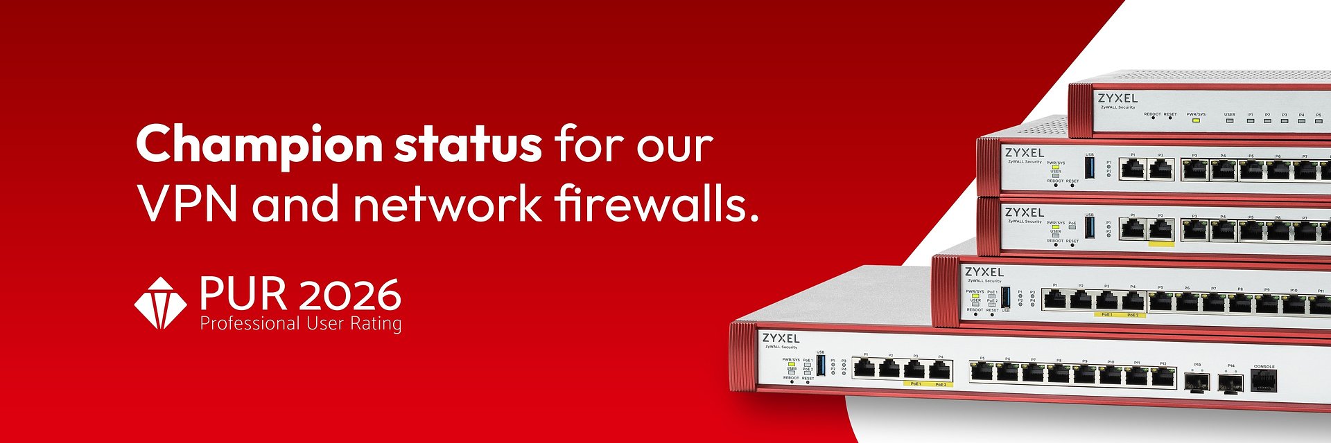 Zyxel Networks given Champion ranking for firewalls and VPNs in latest techconsult security survey