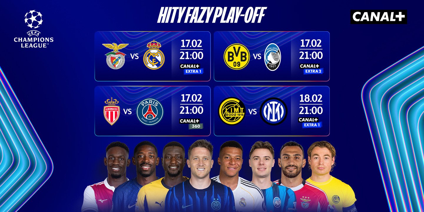 Baraże UEFA Champions League już dziś i jutro w CANAL+!