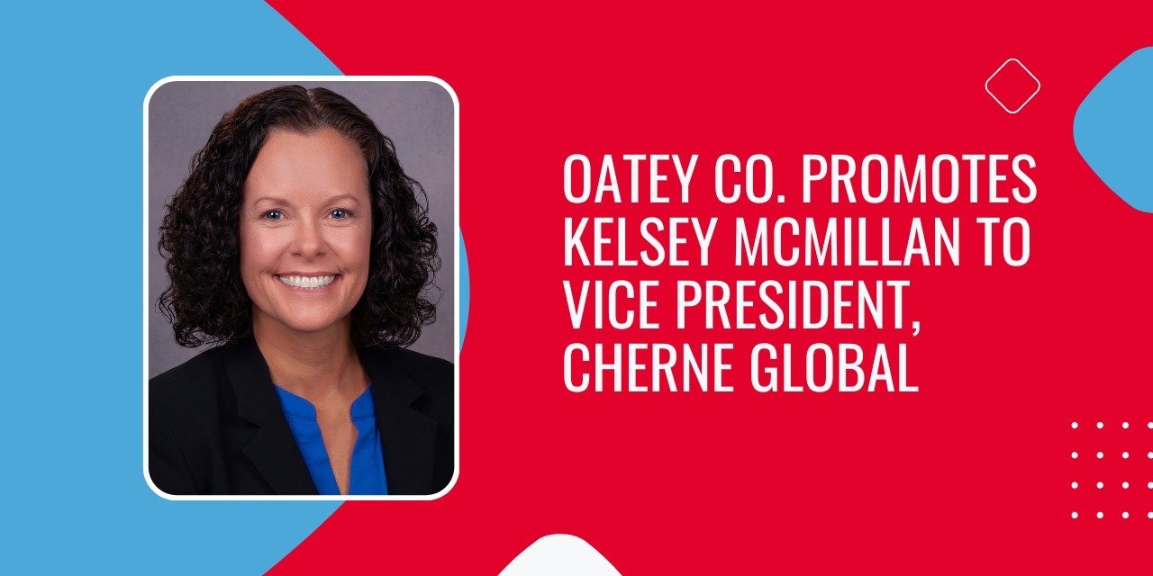 Oatey Co. Promotes Kelsey McMillan to Vice President, Cherne Global