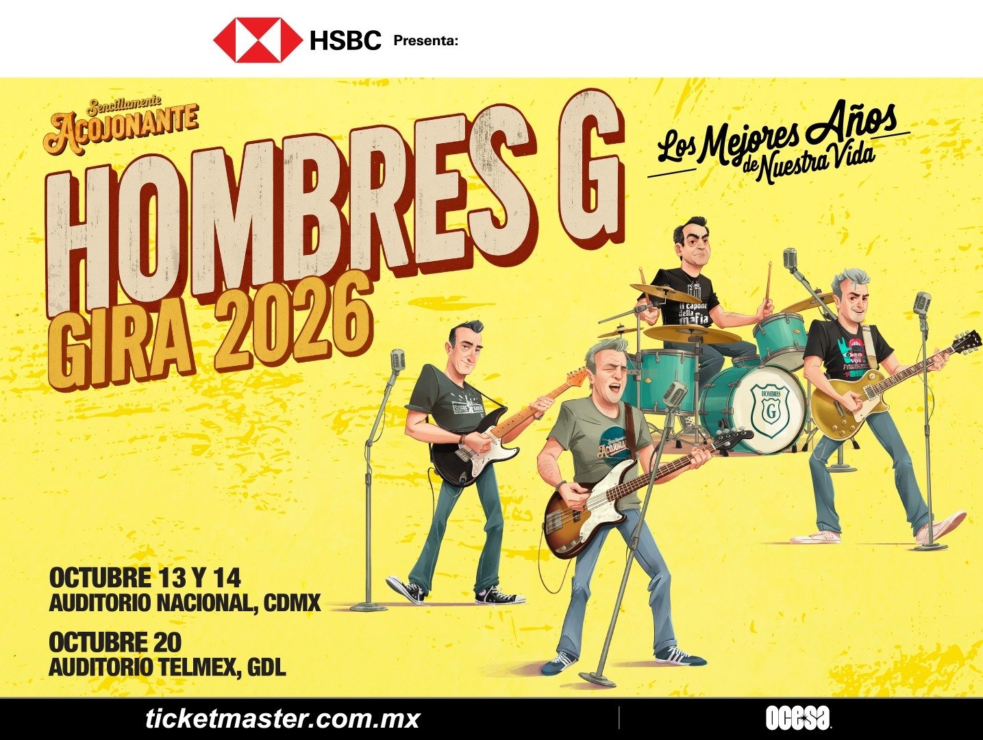 ¡Nueva música, nueva gira! Hombres G están de regreso en México para conmemorar Los Mejores Años De Nuestra Vida