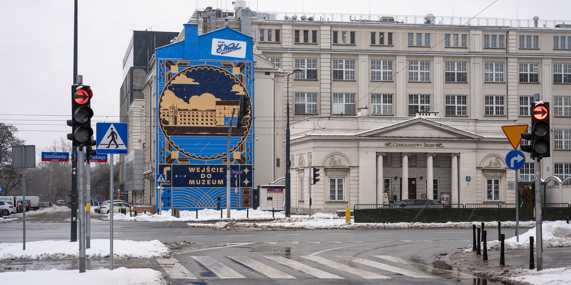 Opowieść Wedla w przestrzeni miasta – nowy mural autorstwa Oli Jasionowskiej