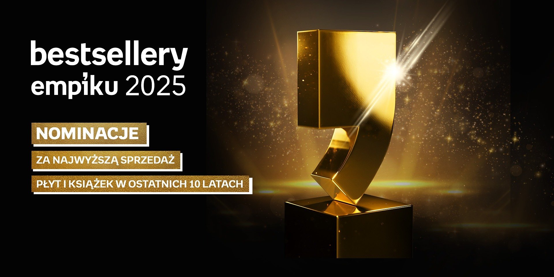 Dekada książek i muzyki pod znakiem wielkich nazwisk. Empik ogłasza nominacje do Bestsellerów 10-lecia