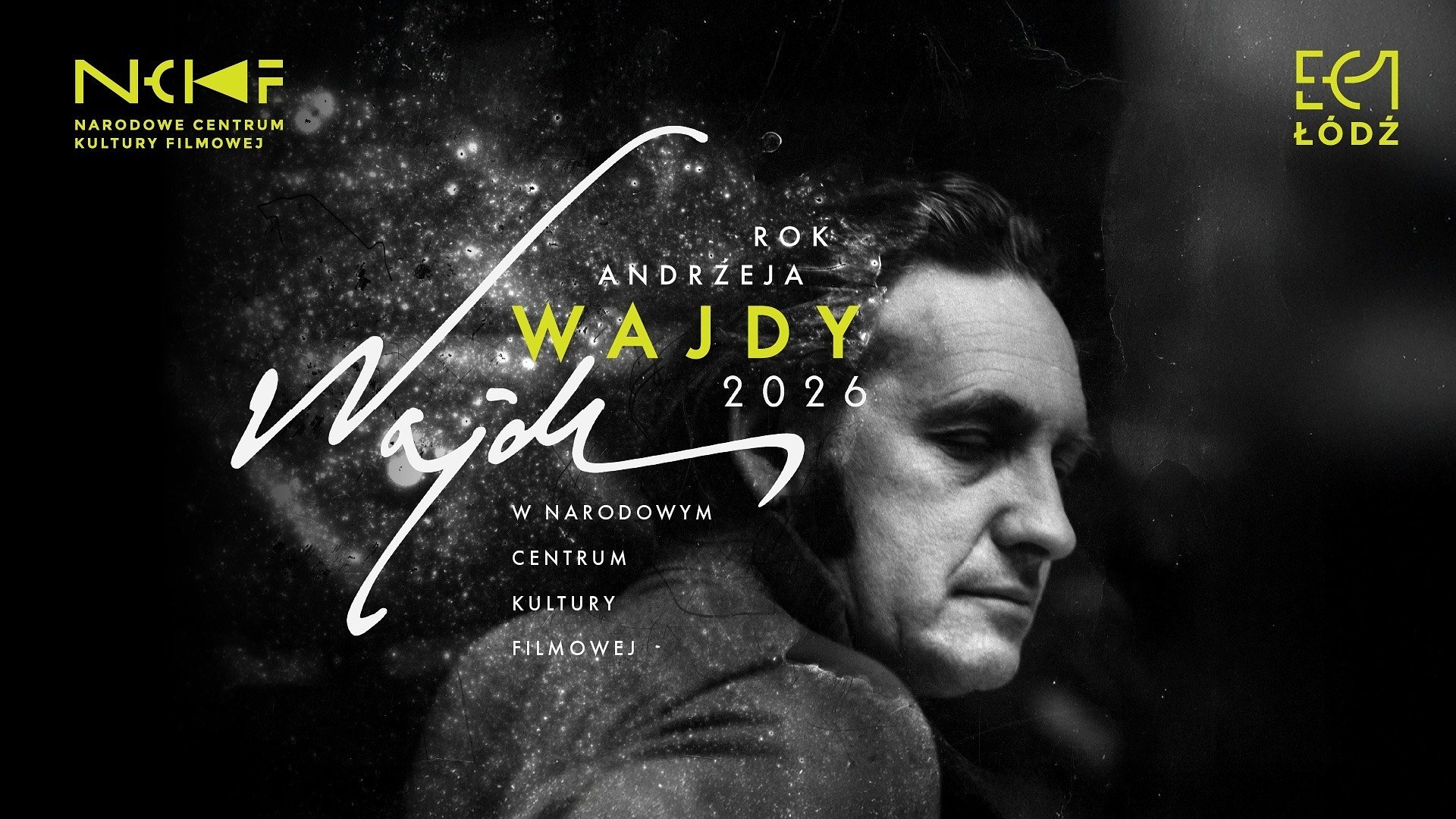 Łódź uczci Mistrza: Rok Andrzeja Wajdy w Narodowym Centrum Kultury Filmowej, Muzeum Kinematografii oraz Państwowej Wyższej Szkole Filmowej, Telewizyjnej i Teatralnej im. Leona Schillera w Łodzi.