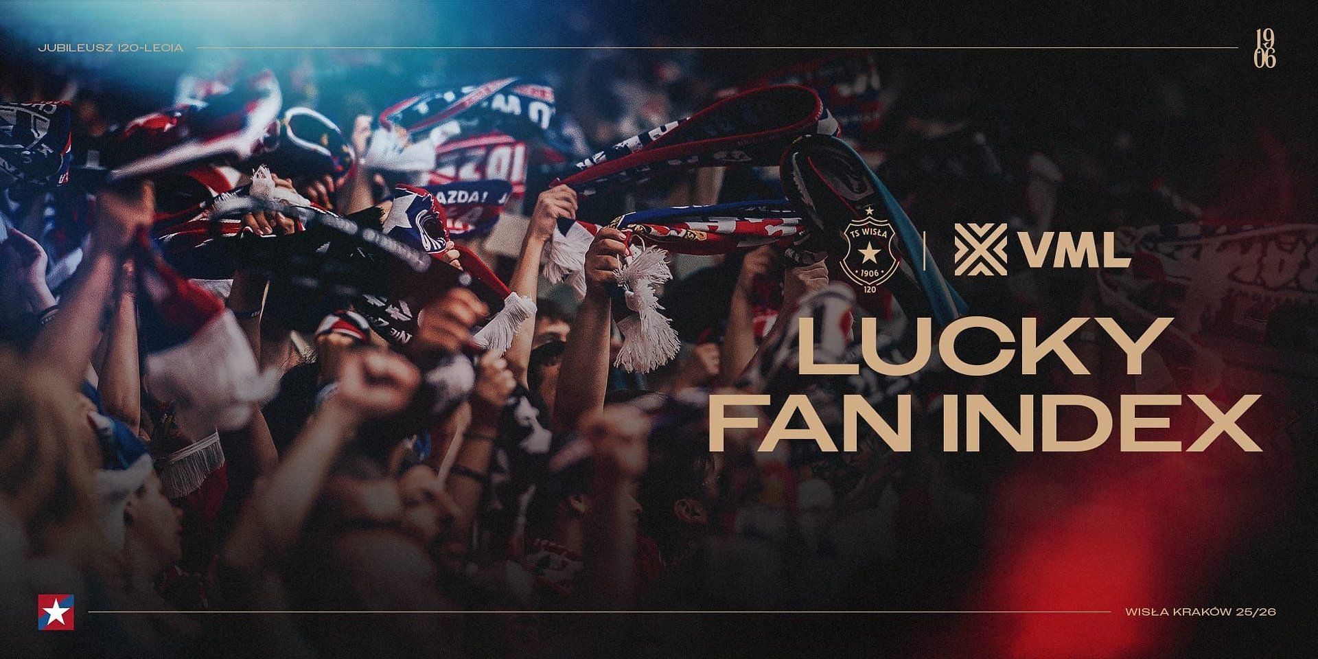 Wisła Kraków policzyła szczęście przynoszone jej przez kibiców – startuje Lucky Fan Index