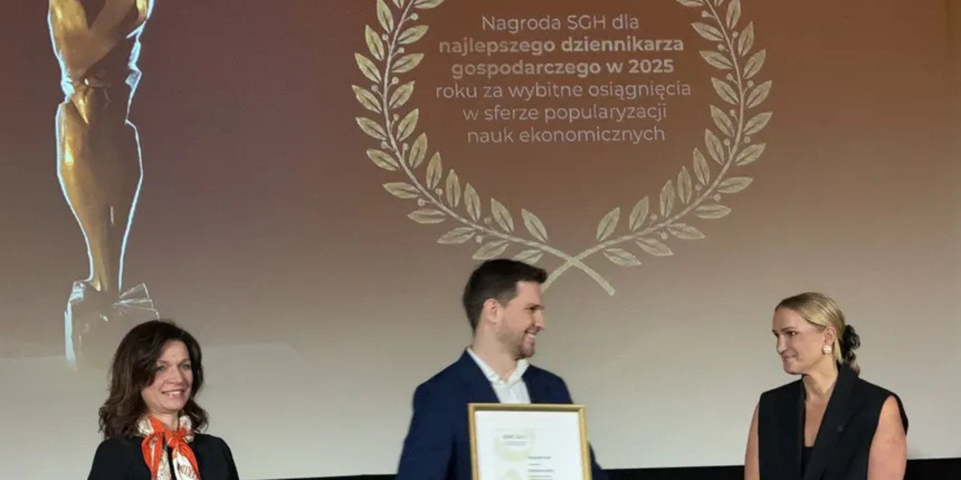 Tomasz Setta z nagrodą SGH dla najlepszego dziennikarza gospodarczego 2025 roku