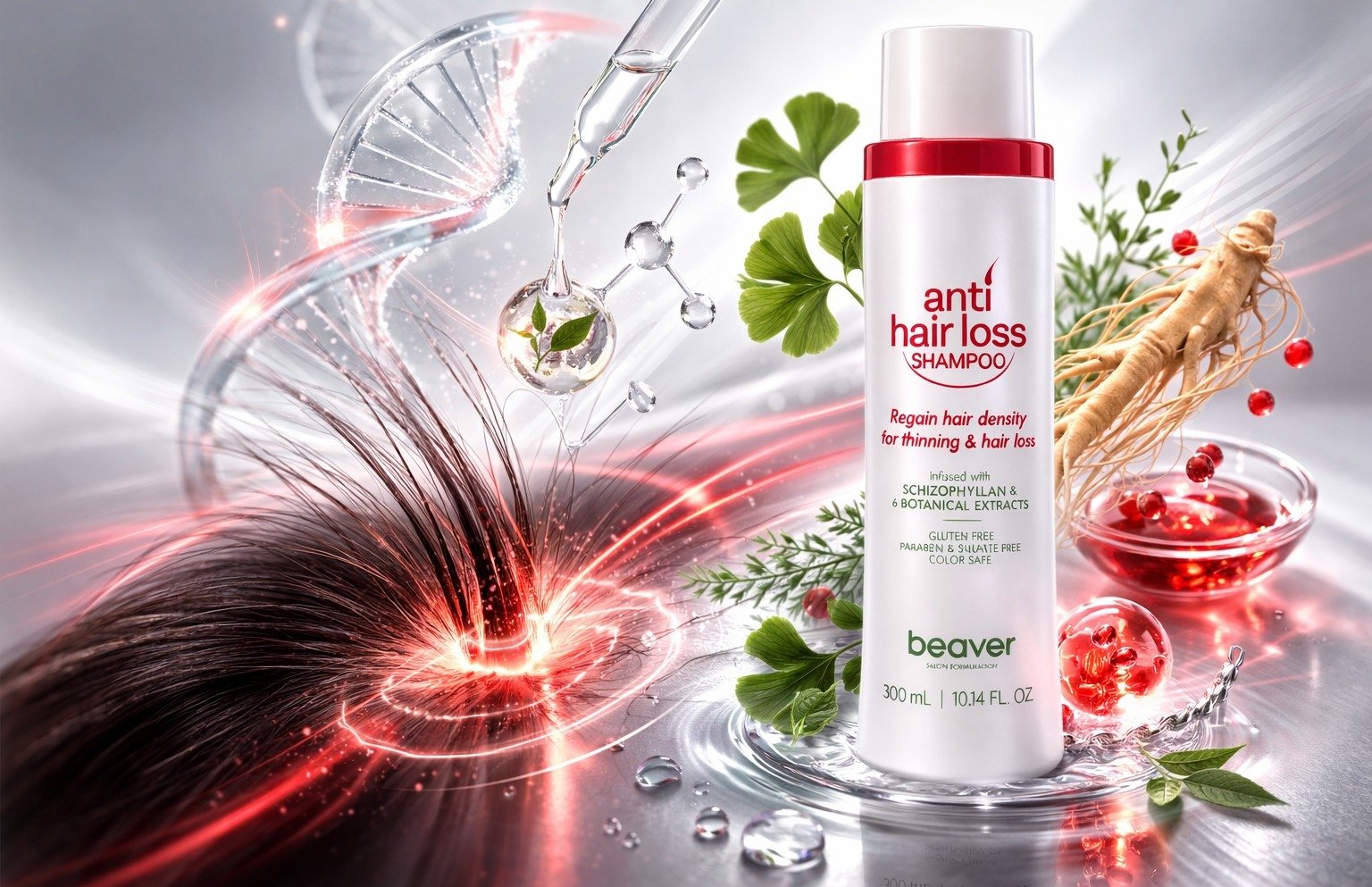 Beaver Hair Loss Series – nowa era w pielęgnacji przeciw wypadaniu włosów. Poznaj moc szamponu, który wzmacnia od nasady