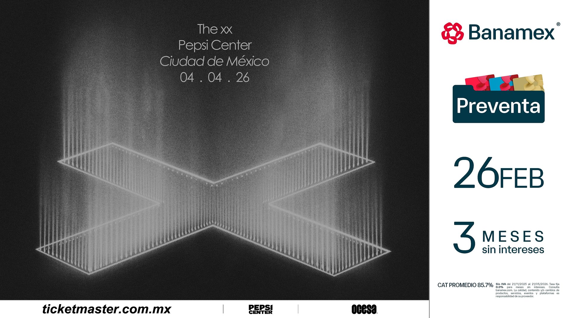 ¡THE XX REGRESA A LA CIUDAD DE MÉXICO TRAS OCHO AÑOS CON UN SHOW ESPECIAL EL 4 DE ABRIL!