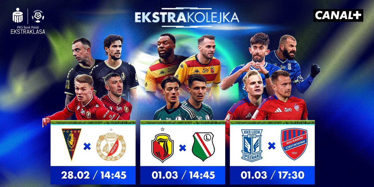 „EkstraKolejka” – hitowe spotkania 23. kolejki PKO Bank Polski Ekstraklasy w CANAL+