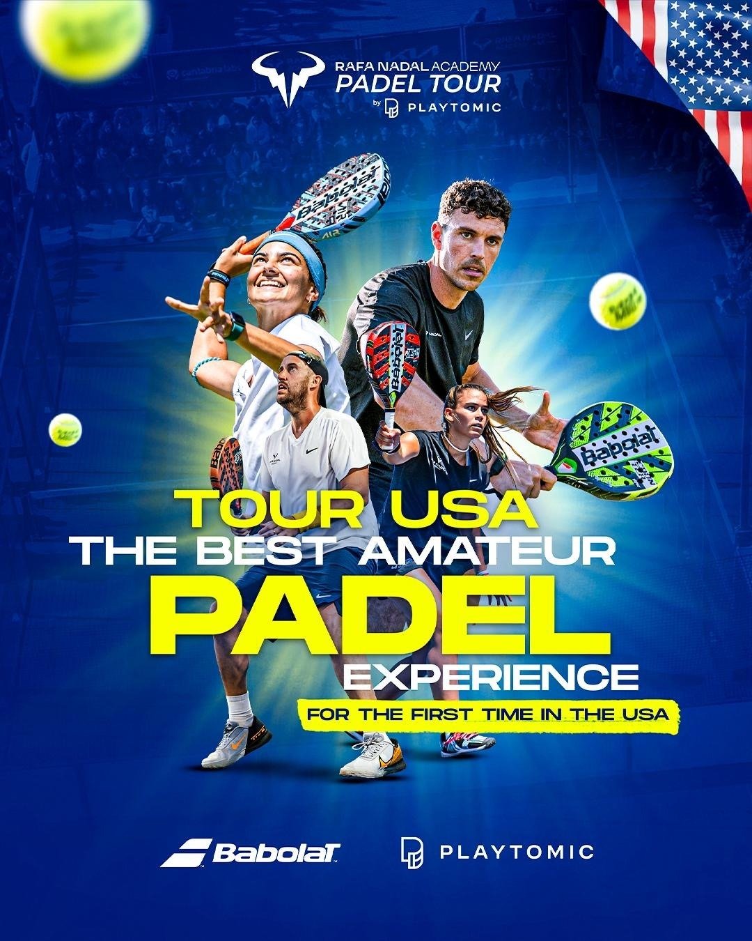 The Rafa Nadal Academy Padel Tour expands to the United States with Playtomic