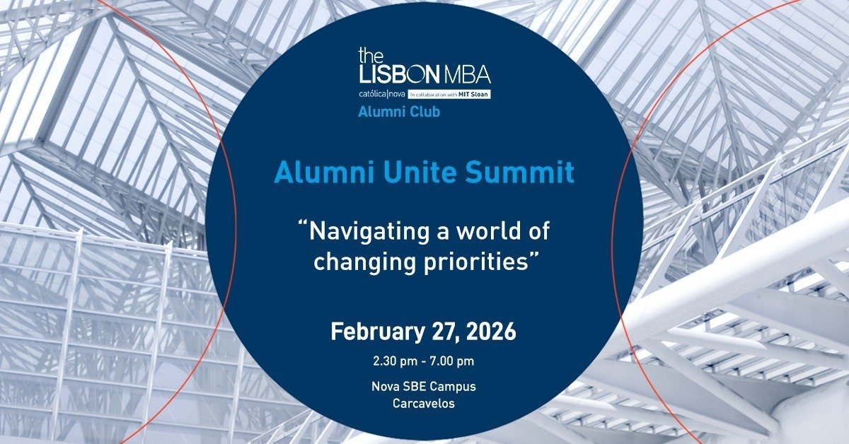 The Lisbon MBA Católica|Nova Alumni Unite Summit realiza-se hoje