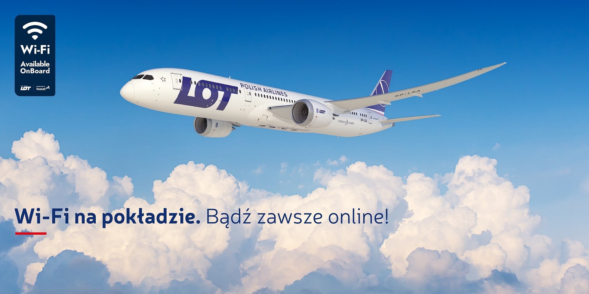 Polskie Linie Lotnicze LOT rozpoczęły wdrażanie Internetu na swoje pokłady