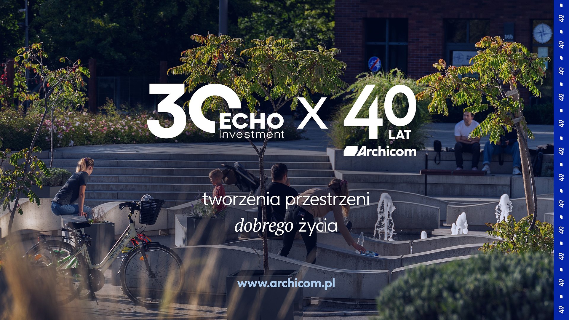Archicom i Echo Investment świętują jubileusze wspólnym projektem z Chrisem Niedenthalem
