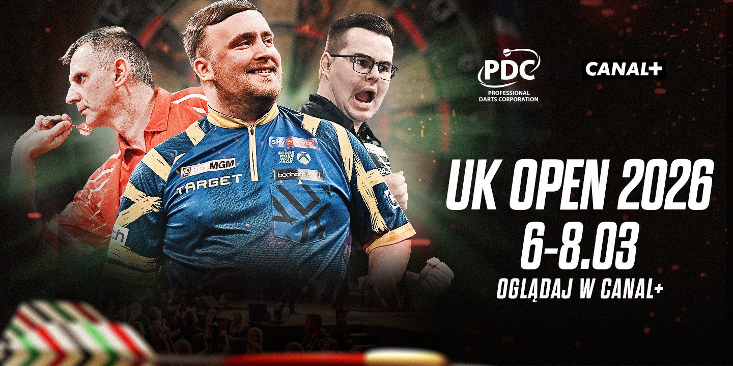 Darts UK Open 2026 by PDC – transmisje na żywo w CANAL+