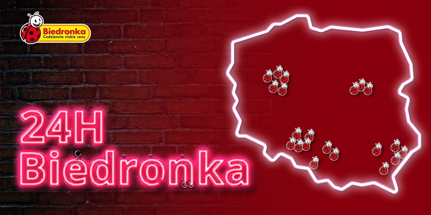 Miliony nocnych wizyt w Biedronce