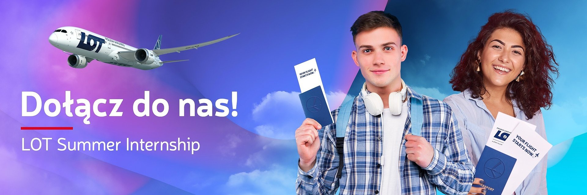 Polskie Linie Lotnicze LOT rozpoczęły nabór do tegorocznej edycji wakacyjnego programu stażowego