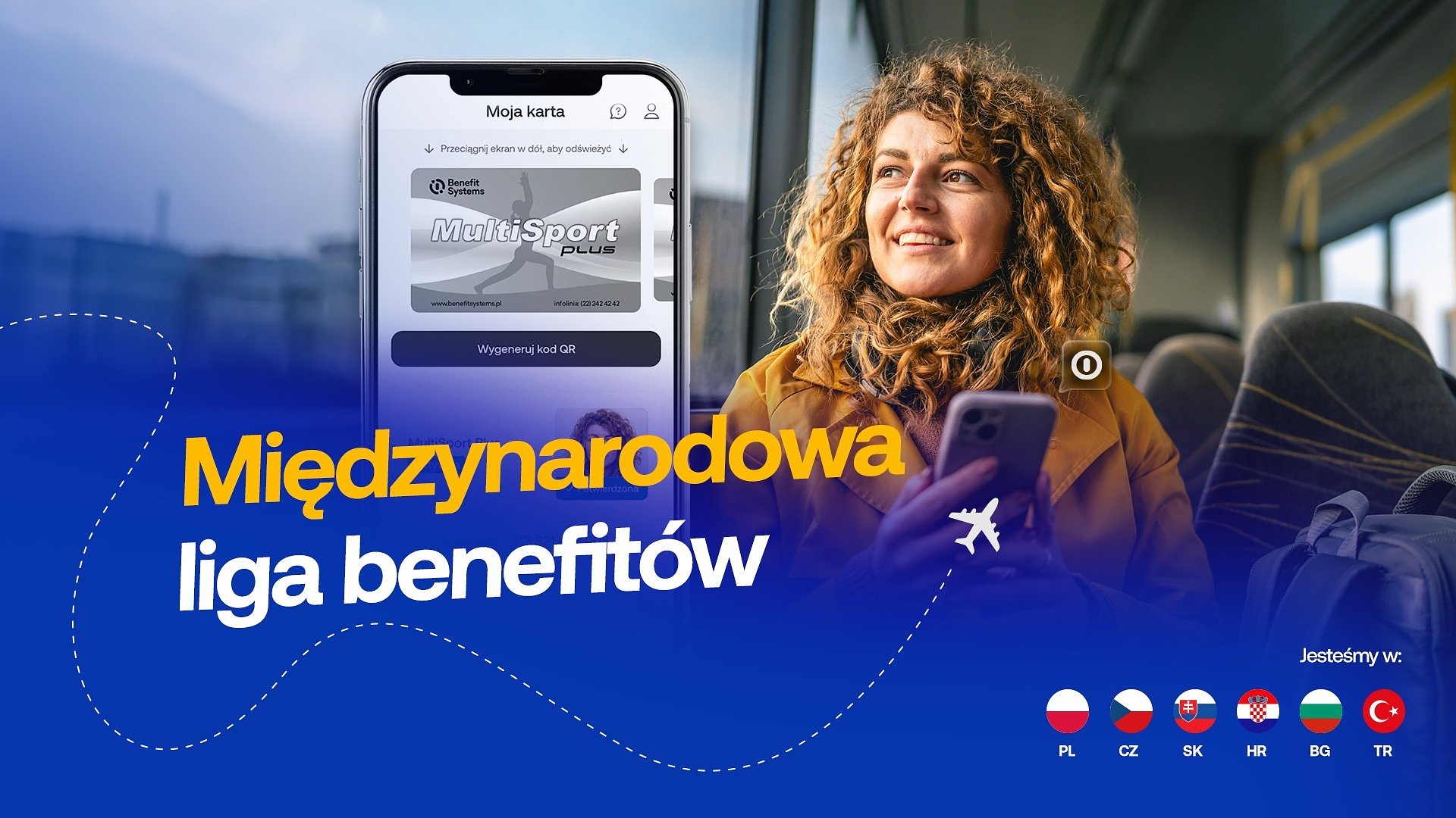 Holiday or business trip will no longer be an excuse as from March MultiSport card holders can also train abroad.