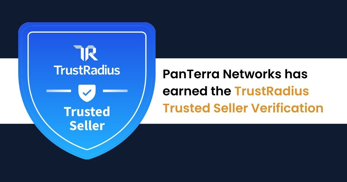 PanTerra Networks has earned the TrustRadius Trusted Seller Award