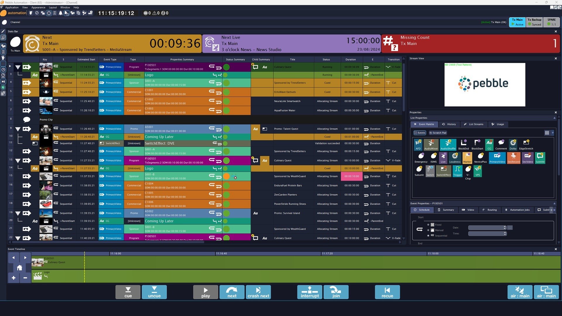 Pebble demonstrates partnerships, performance and future-ready playout at NAB Show