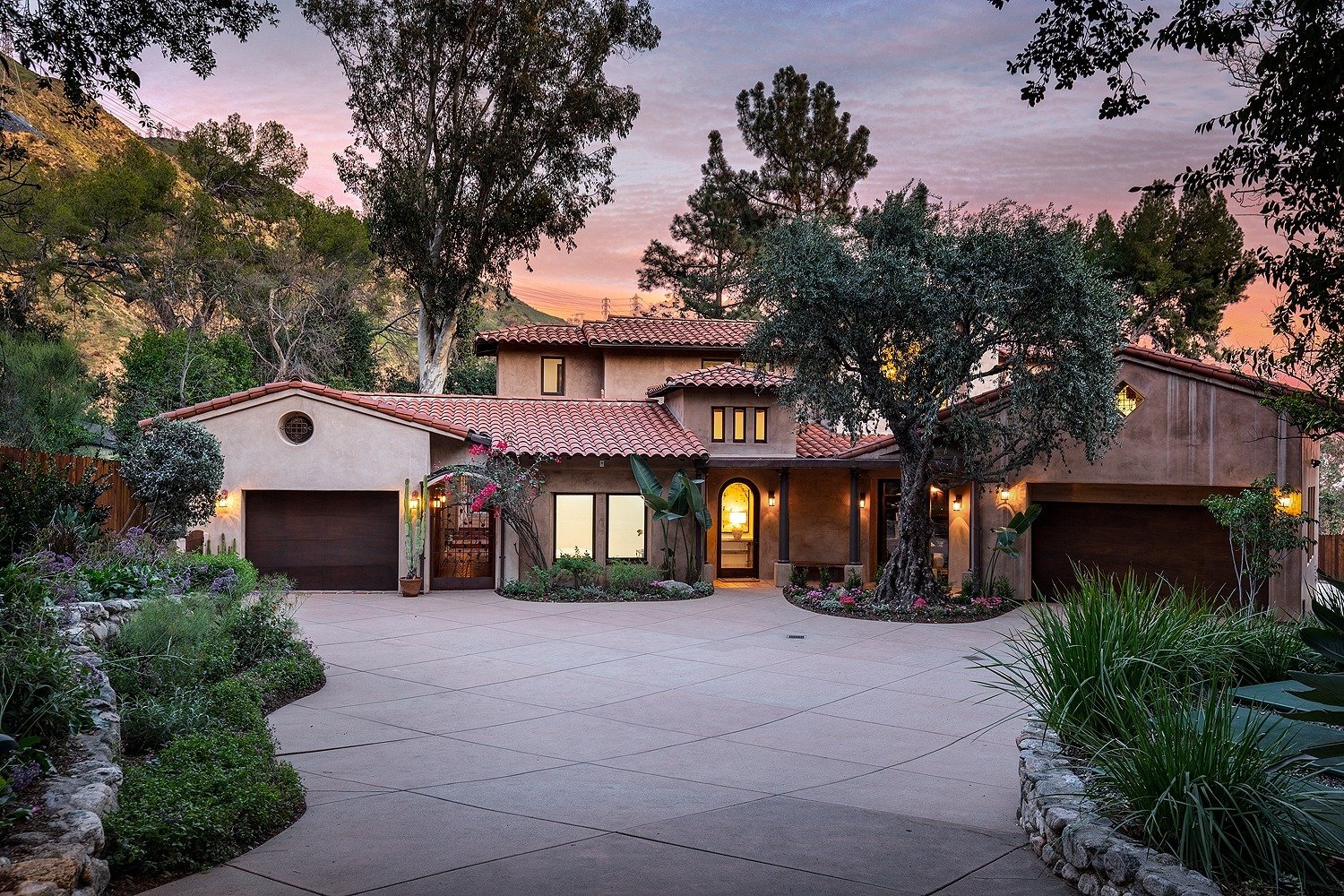 Gated California Mediterranean Estate in Foothills of Altadena Listed for $3,995,000 by Coldwell Banker Realty