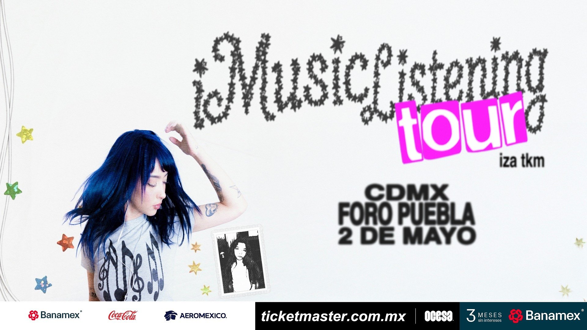 IZA TKM presenta una parte de su universo con i Music Listen en la CDMX