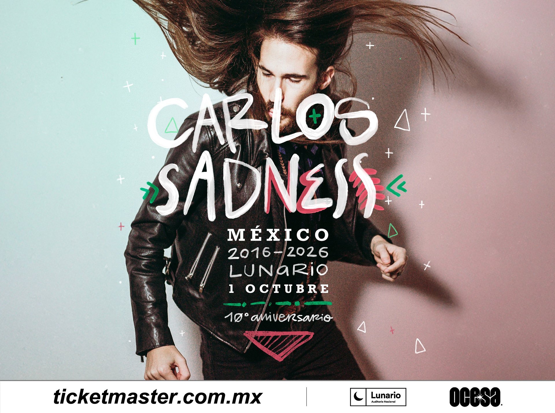 Diez años después, la misma idea salvaje: Carlos Sadness regresará al lugar donde todo empezó