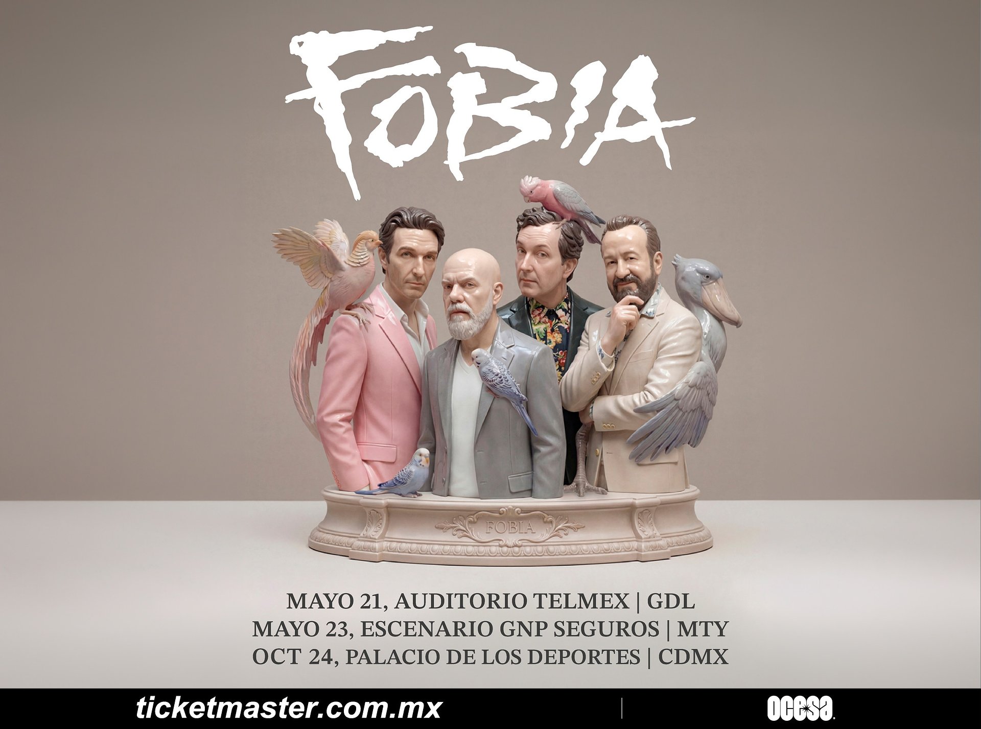 EL REGRESO IMPLACABLE DE FOBIA: LA LEYENDA DEL ROCK ANUNCIA SU GIRA POR MÉXICO