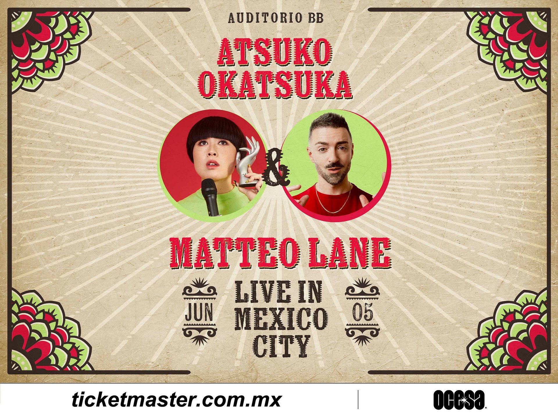 ¡El humor no tiene fronteras! El dúo de comedia más sorprendente del año, Matteo Lane & Atsuko Okatsuka, hará reír a la CDMX