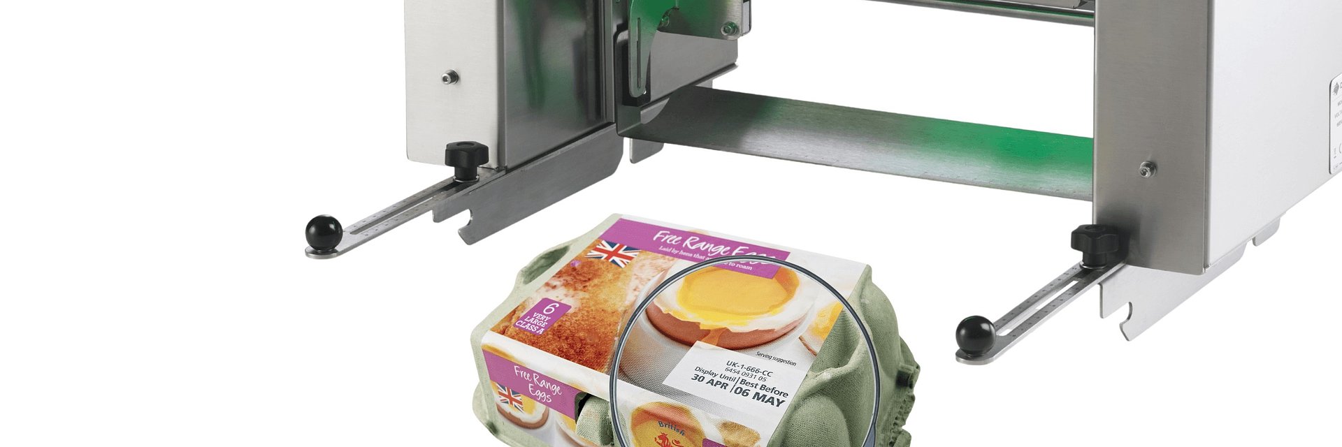 Domino Launches Egg Pack Printing Traverser for HighSpeed, MultiLane Egg Production Line Coding