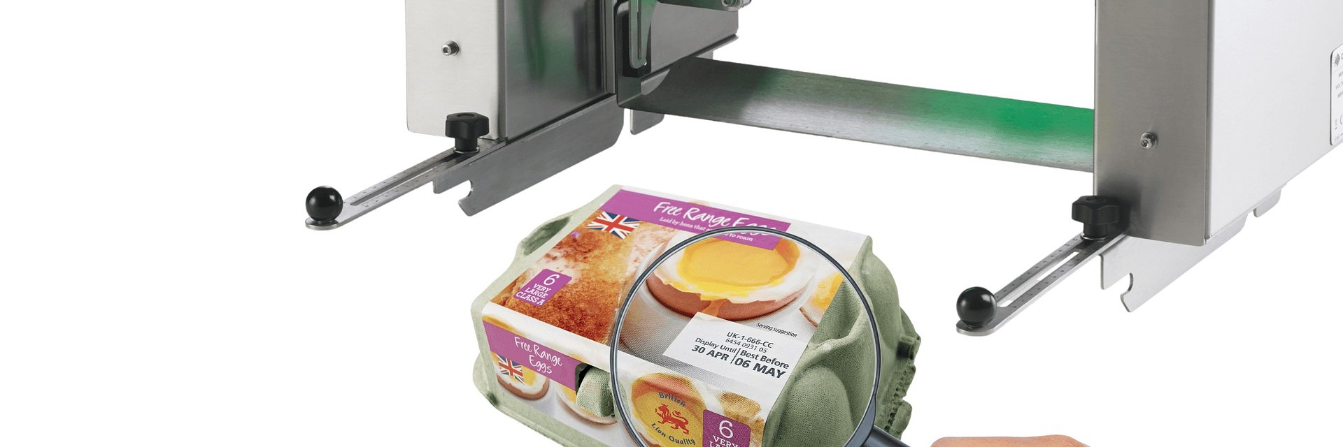 Domino Launches Egg Pack Printing Traverser for HighSpeed, MultiLane Egg Production Line Coding