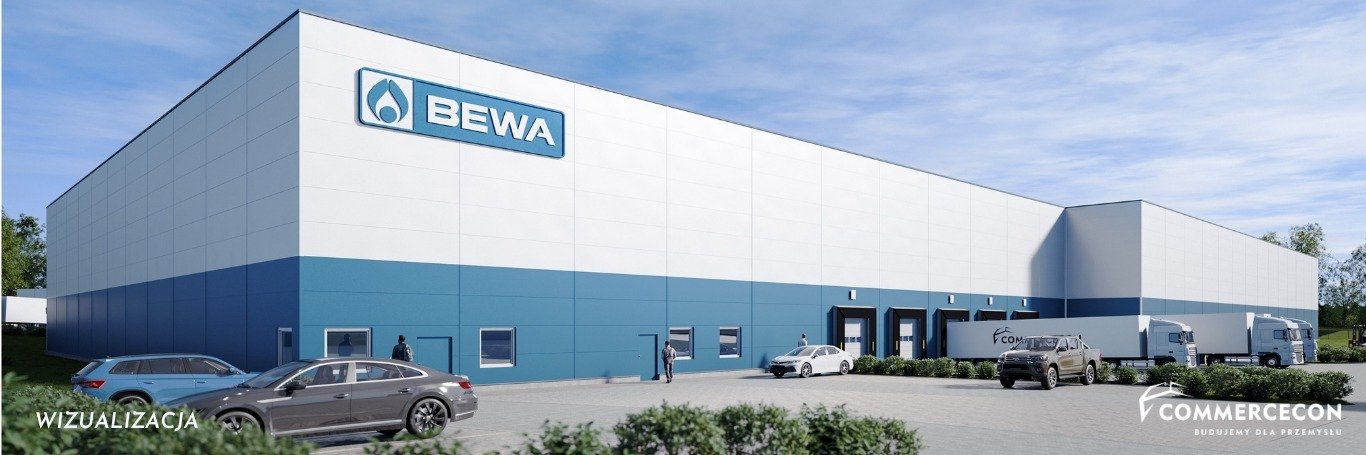 BEWA inwestuje w Biskupcu. Projekt typu brownfield zrealizuje Commercecon