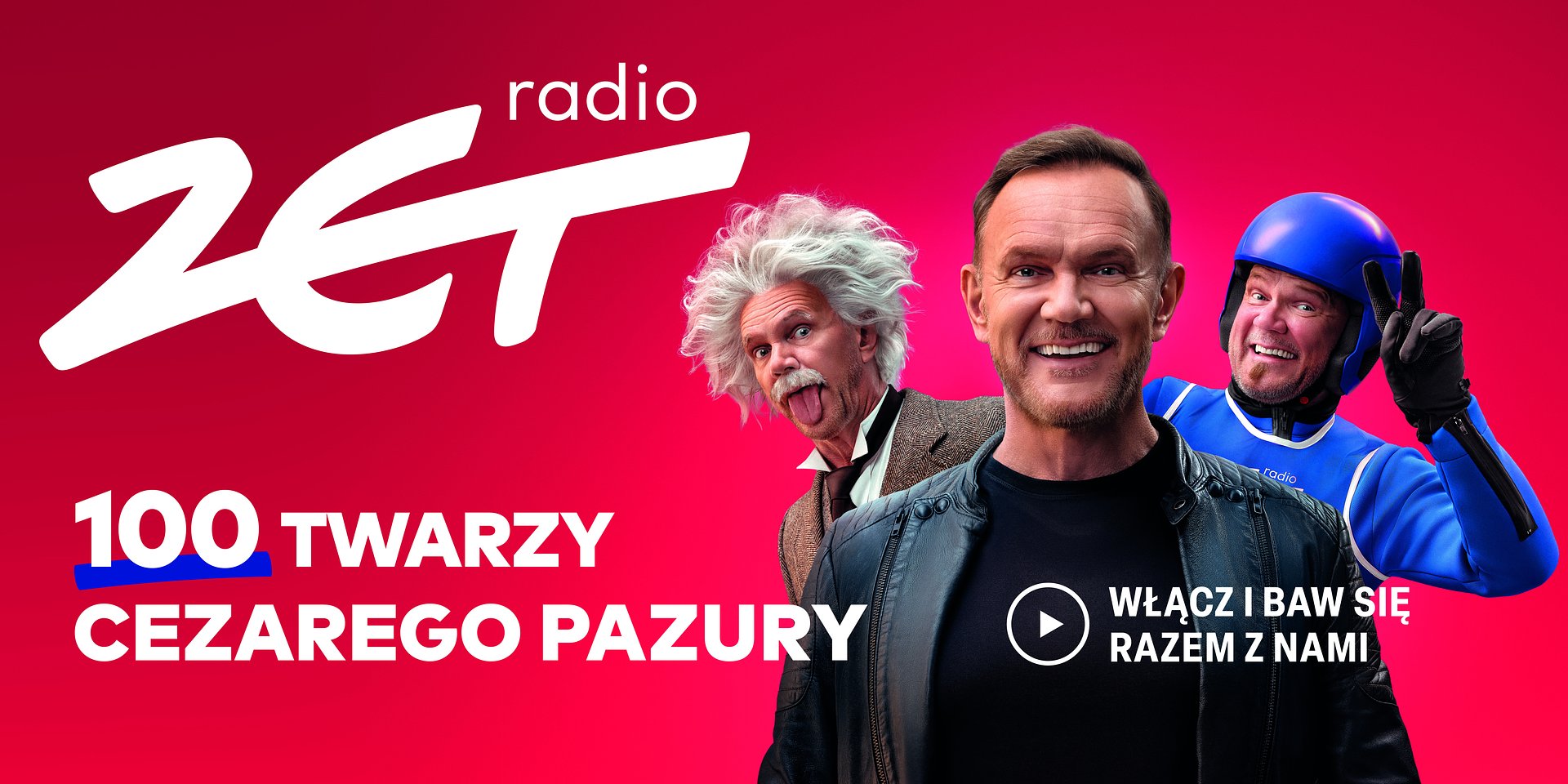„100 twarzy Cezarego Pazury w Radiu ZET”