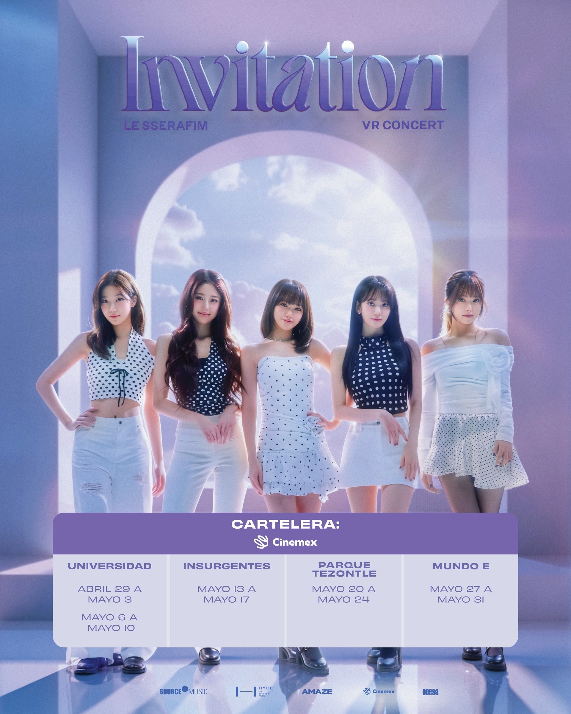 ¡LE SSERAFIM ATERRIZA EN LA CDMX CON UN CONCIERTO VR!