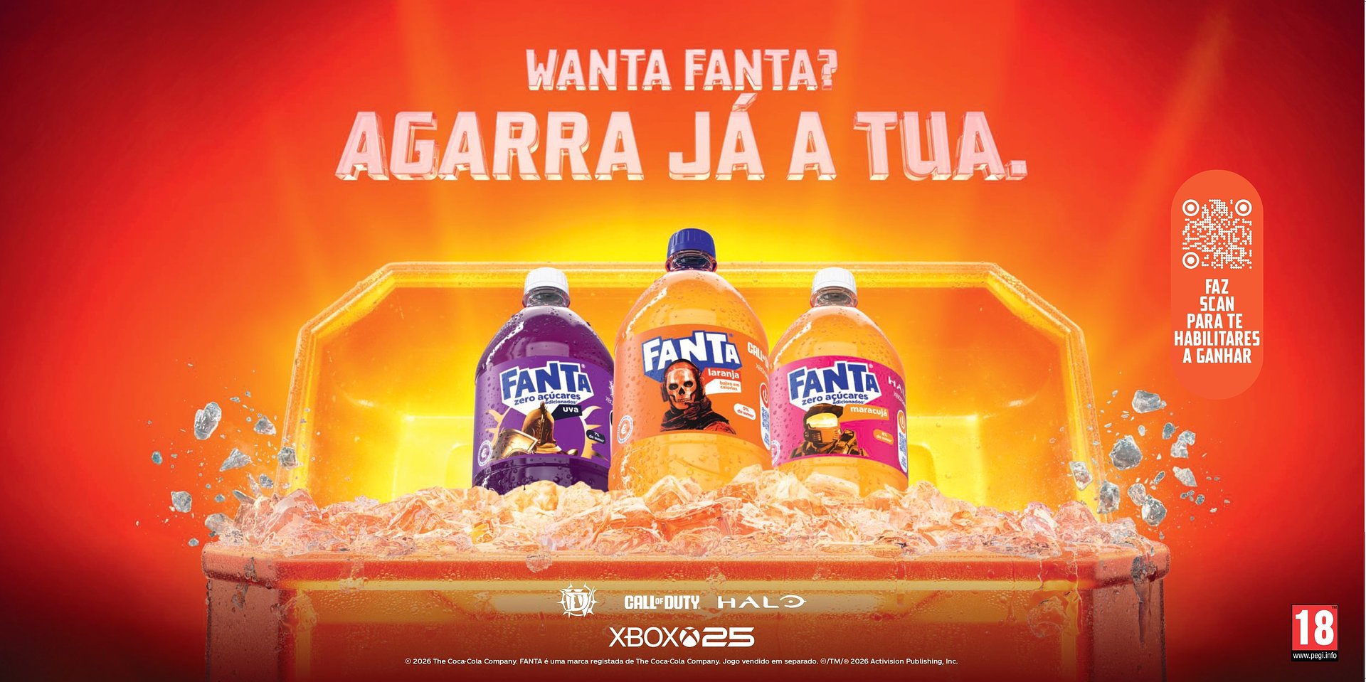 Fanta junta-se à Xbox no desafio “Wanta Fanta? Agarra já a tua!”
