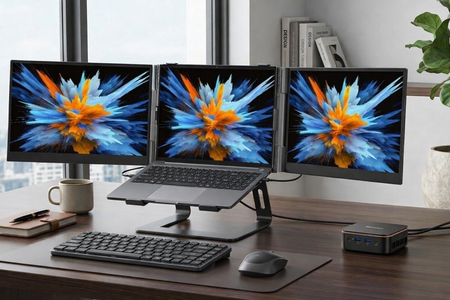 Pracuj gdzie chcesz - mini PC i monitory Blackview dla freelancerów i digital nomadów