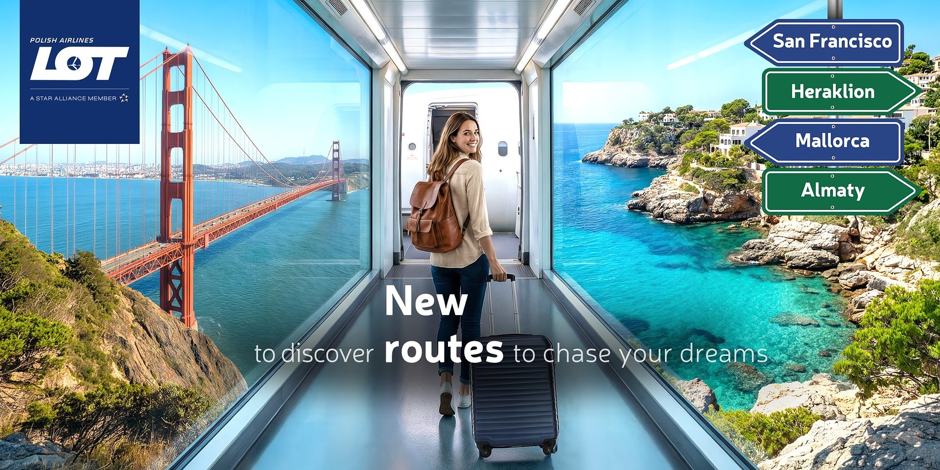 New destinations, favourite locations, dream-like holidays – LOT Polish Airlines unveils its summer flight network