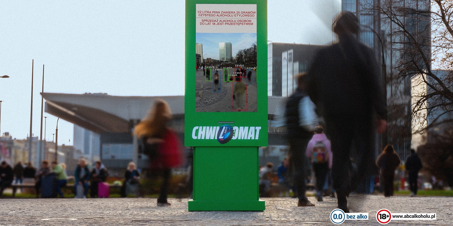 Lech sprawdził, jak śpieszą się ludzie na ulicach. Zaprosił najbardziej zabieganych na chwilę przerwy