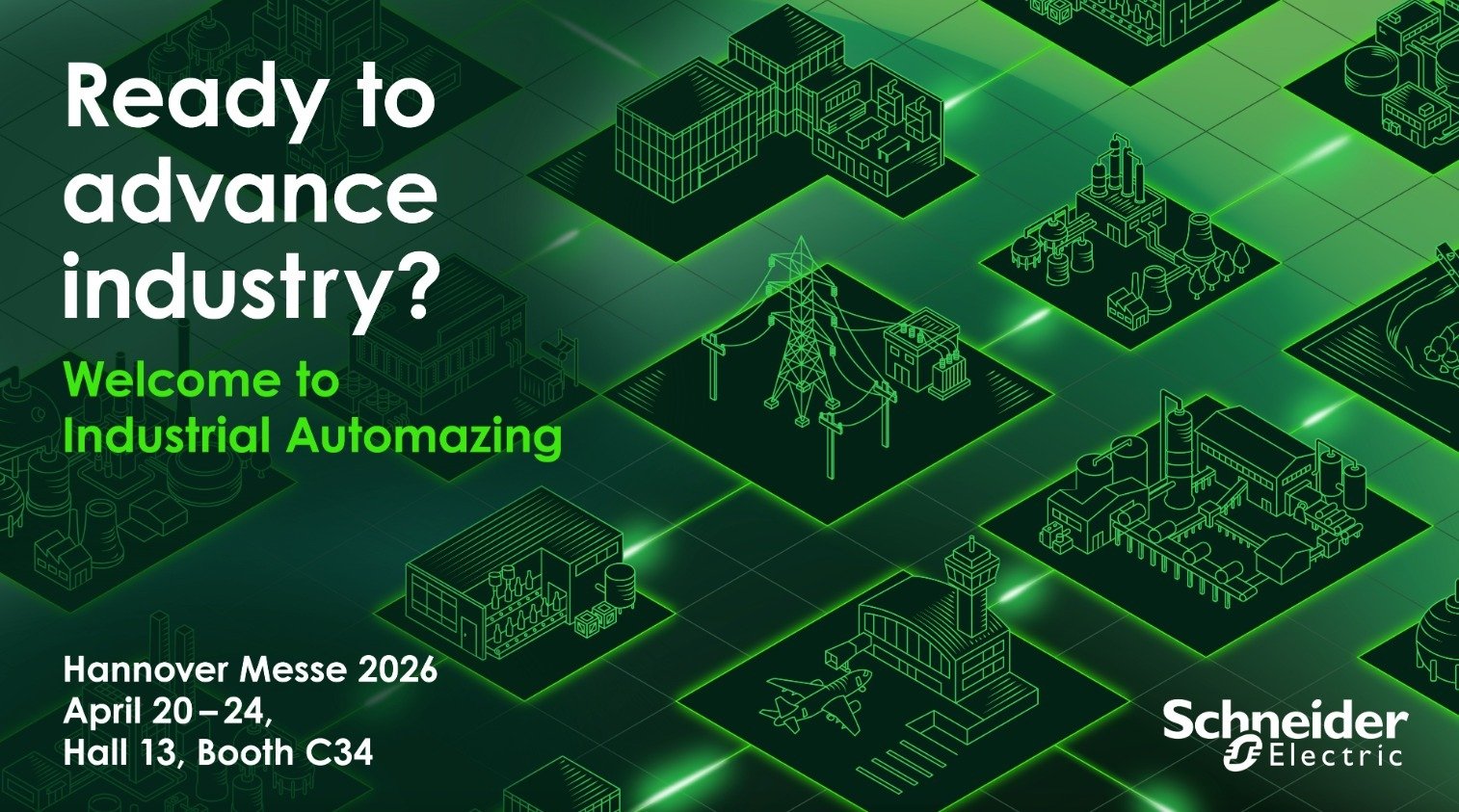 Desafio aceite: Schneider Electric apresenta convergência entre energia e tecnologia na Hannover Messe 2026