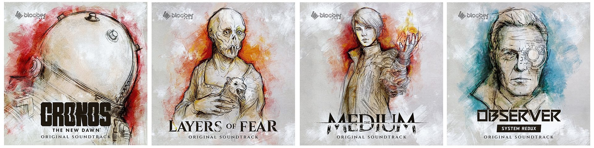 Ścieżki dźwiękowe z kultowych gier horrorowych studia Bloober Team — „System Redux”, „The Layers of Fear”, „The Medium” oraz „Cronos: The New Dawn” — mają dziś swoją premierę w wersji cyfrowej